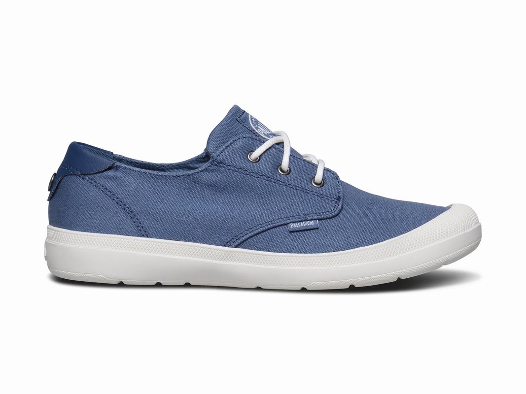 Palladium Voyage Womens Low Top Sneakers Blue Australia [PYSJID-350]